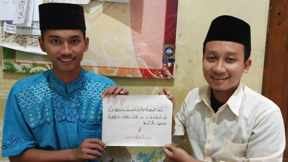 Santri Pesantren Kaligrafi SAKAL Harumkan Indonesia Di As-Safir Irak